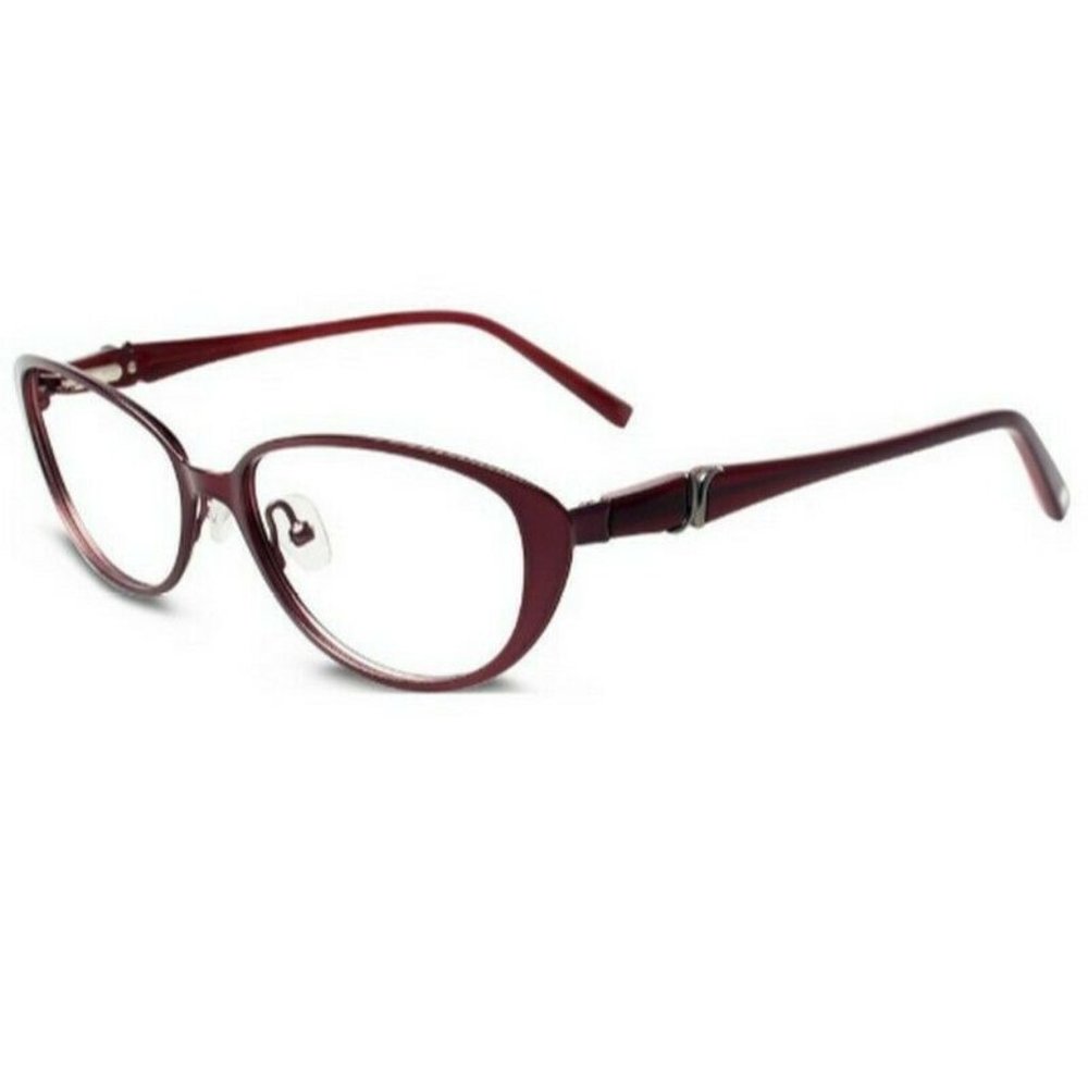 JONES NEW YORK JNY-475-BURGUNDY-53 Unisex Eyeglasses Size 53mm-135mm-